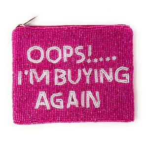 Pochette à monnaie pour le jour du match, bleu clair, fermeture éclair, trousse de maquillage, broderie étoile dorée, accessoire cadeau sportif par MD HANDICRAFTS - Product Image 3