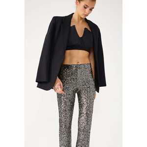 Pantalones de Tela Elástica con Bolsillos - Product Image 3