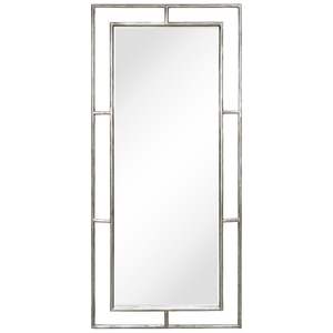 Elegant <b>Vintage</b> Silver Arch <b>Mirror</b> With Ornate Carved Frame For Luxurious Home Decor Styling - Product Image 3