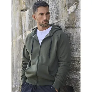 Sudadera con capucha personalizada con cremallera completa, sudaderas promocionales de moda - Product Image 3