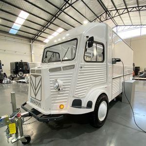 Food Truck Violet 4,8 m Style Classique Vintage Corps en Acier Inoxydable Compartiments Isolés Prêt à l'Utilisation Extérieure Prêt à l'Exportation - Product Image 4