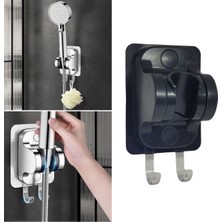 Soporte de Ducha Autoadhesivo Negro Nano, Capacidad de 15 Kg, Soporte Ajustable - Product Image 3