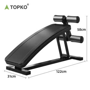 Topko equipamento banco, multifuncional, fitness, portátil, sentar-se, musculação, casa, academia, exercício, banco suave