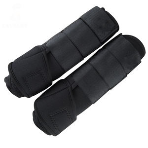Botas de cepillado de neopreno para caballos, protección de piernas, envolturas de seguridad, ropa transpirable, equipo veterinario equino para equitación ecuestre - Product Image 4