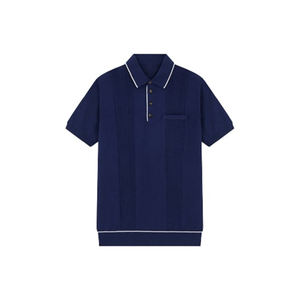 Vente la plus chaude Premium Golf à manches courtes pour polo 100% coton personnalisé hommes femmes Anti-rides tricoté tissu solide - Product Image 1