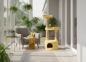 Rascador Amistar de alta calidad, modelo "Sunny Valley", para gatos y gatitos de todas las razas y tamaños. - Product Image 5