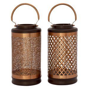 Custom Etched Metal Crafted <b>Glass</b> and Metal <b>Lantern</b> for Home Decoration New Design Metal Candle Holders & Candle Jars - Product Image 6