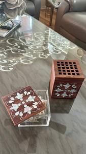 Quemador de Incienso Madkhan de Madera Maciza Hecho a Mano - Soporte Perfumado con Sándalo Más Vendido para Hogares y Altares de Primavera y Verano en Caja de Regalo - Product Image 2