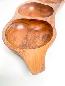 ถาดไม้เสิร์ฟพร้อมที่เก็บของ100% - Product Image 2