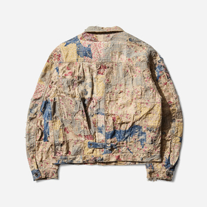2025 Mens Vintage <b>Patchwork</b> <b>Jacket</b> Handmade Look Distressed Style Unique Retro Fashion - Product Image 2
