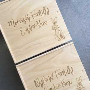 Easter Bunny Decorative Storage <b>Box</b> for <b>Keepsakes</b> and Organization - Product Image 2