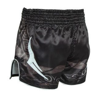 กางเกงมวยผสมแบบยูนิเซ็กซ์ รุ่นใหม่ล่าสุด สไตล์ลำลอง เอวยางยืด ความยาวปานกลาง ลายเรียบ รับผลิตแบรนด์ส่วนตัว แห้งเร็ว - Product Image 4