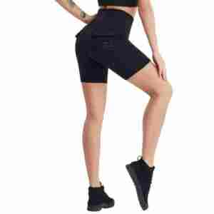 Shorts de sport pour femmes très demandés, 100% coton, imperméables, respirants, taille élastique, personnalisables pour la gym et le yoga - Product Image 3