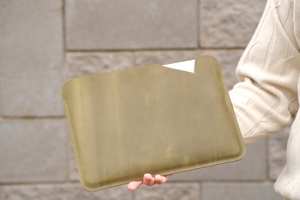 GLS-0255หนังแท้ทนทานแบบพกพาน้ำหนักเบาแขนแล็ปท็อปสำหรับทำงานเรียนสำนักงานการเดินทางประจำวัน - Product Image 5