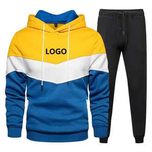 Conjunto de Sudadera con Capucha y Pantalones Deportivos al por Mayor, Camiseta de Manga Larga con Cremallera, Ropa Deportiva para Hombre, Chándal Personalizado para Hombre - Product Image 3