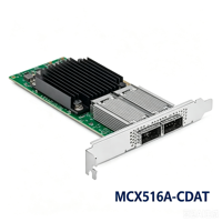 Adaptateur réseau Ethernet Mellanox Connect X-5 EN MCX516A-CDAT double port 100GbE QSFP28 PCIe 4.0 x16 RDMA RoCE NVMe-oF Smart NIC