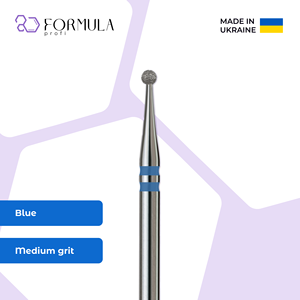 ดอกสว่านเพชรสำหรับทำเล็บมืออาชีพ ขนาด 1.8 มม. สีน้ำเงิน สำหรับขัดหนังกำพร้า - Product Image 1
