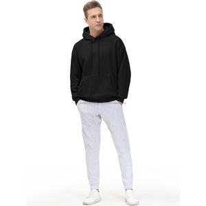 Ventes en gros de sweats à capuche personnalisés 100% coton pour hommes, en molleton respirant avec impression de logo, sweats à capuche pour hommes - Product Image 1