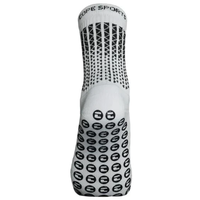 Chaussettes de sport Grip pour hommes et femmes avec éponge et logo personnalisé Chaussettes de football en silicone imprimées