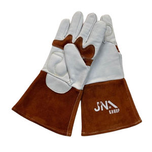 ถุงมือหนังแกะสวมสบายสำหรับเชื่อมทิกทนความร้อนและป้องกันสำหรับการก่อสร้างและขับรถ - Product Image 6