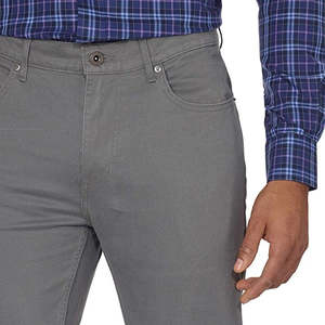 Pantalones DKNY para Hombre, Estilo Casual Elegante, Corte Recto, Cintura Media, 100% Algodón, Color Gris, Talla XL, Logotipo Personalizable, Antiarrugas, con Cierres - Product Image 3