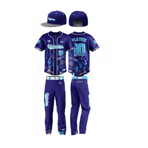 Paquetes de Uniformes de Béisbol Personalizados con Sublimación, Conjunto de Sudadera con Capucha, Chaqueta, Pantalones Cortos y Bolsa - Product Image 6