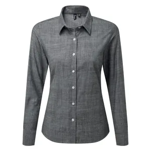 Camiseta Polo de Algodón Chambray para Merchandising Corporativo y Fines Promocionales - Product Image 2