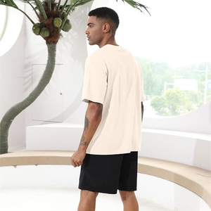 High Quality 100% Cotton Oversized Heavy <b>Tshirt</b> Custom Printing Heavyweight T Shirt <b>Plain</b> Blank Men's T-shirt - Product Image 4