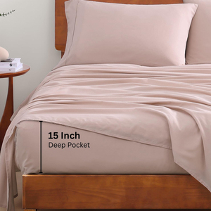 Literie 400TC durable de fabricant de feuilles de percale basée au Pakistan avec le service d'OEM/ODM quantité minimale de commande la flexibilité - Product Image 3