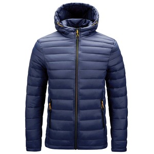Chaqueta Acolchada Personalizada con Logotipo para Hombre, Chaqueta de Invierno Cálida con Cuello Alto, Diseño Frontal, Cortavientos, Abrigo de Burbuja al por Mayor - Product Image 4