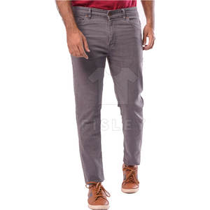 Vente en gros à prix réduit de pantalon en coton avec logo personnalisé, léger et décontracté pour adultes, imperméable, respirant, taille moyenne - Product Image 2