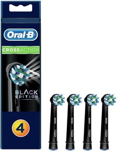 Oral-B Cross Action Toothbrush Heads (Black) - Product Image 1
