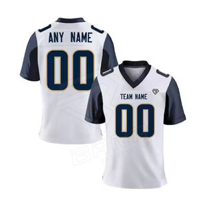 <b>Cheap</b> Customizable Breathable Plus Size Summer Short Sleeve American Football Jerseys High Quality - Product Image 5