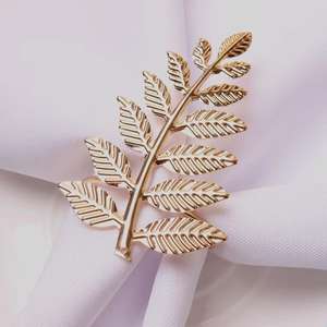 Anillos Decorativos para Servilletas de Metal con Diseño de Lujo, Colores Personalizados Ecológicos para Cenas Elegantes en Casa y Eventos de Boda - Product Image 4