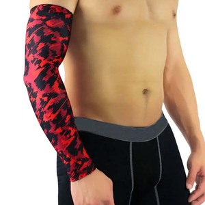 Manchon de bras de baseball camouflage personnalisé à compression rafraîchissante avec protection UV en Spandex/Polyester, résistant à l'eau et au vent - Product Image 2