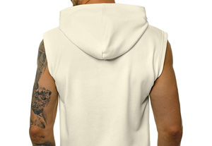 Men's <b>Hooded</b> Tank Tops Sleeveless Cotton <b>T</b>-<b>Shirt</b> Hoodie Workout Gym Sweatshirt Muscle Fit Athletic Hoodies Pullover for Men - Product Image 5