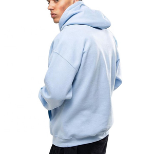Sudadera con capucha de gran tamaño para hombre más vendida, forro polar grueso transpirable con bordado 3D, ropa de calle con hombros caídos personalizable para invierno - Product Image 5