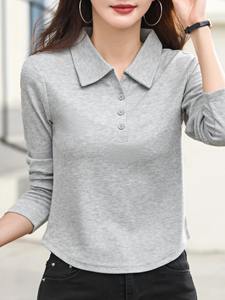 Polos de diseño informal personalizados para mujer, camisa de secado rápido con cuello levantado para mujer, polos de calidad superior al por mayor - Product Image 4