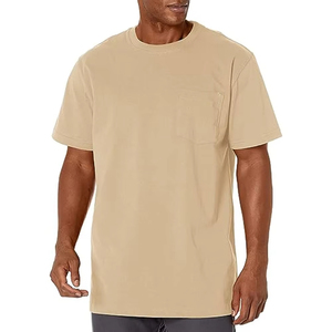 Camiseta de Gran Peso para Hombre, Camiseta de Alta Calidad con Lavado Ácido, Ropa de Diseñador Urbana para Gimnasio, 100% Algodón, Camisetas Extra Grandes para Hombre - Product Image 1