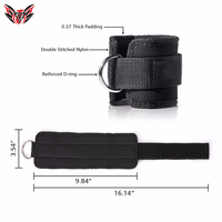 Fitness Réglable D-Ring Cheville Sangles Pied Soutien Cheville Protecteur Gym Jambe Poulie avec Boucle Sport Cheville Sangles