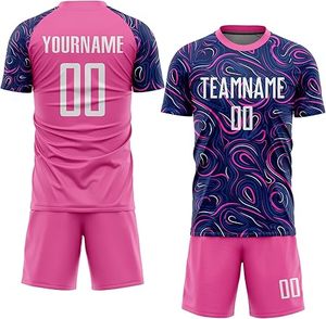 Uniforme de fútbol profesional de poliéster 100% para niños Nuevo estilo Calidad Premium Color sólido Último diseño a la venta - Product Image 2