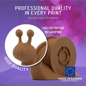 Filament PLA HD WINKLE 2,85 mm 1 kg pour imprimante 3D, tolérance élevée 0,05 mm, compatible lit chauffant 190-230°C, biodégradable, impression facile - Product Image 2