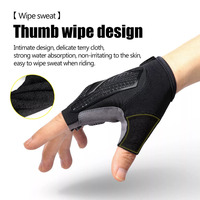 Guantes de Ciclismo de alta calidad Premium como guantes de bicicleta Almohadilla de gel Mitones de medio dedo Guantes Ropa deportiva Diseño personalizado