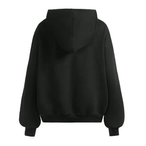 Sudadera con Capucha de Invierno con Pedrería, Diseño Sólido, Logotipo Personalizado, Ropa Urbana Moderna, Detalles Brillantes de Cristal, Alta Calidad - Product Image 2