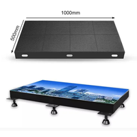 Interaction du capteur Capteur intégré Piste de danse P2.9 P3.91 P4.81 Affichage LED Carrelage de scène 500x1000mm Écran de piste de danse à LED