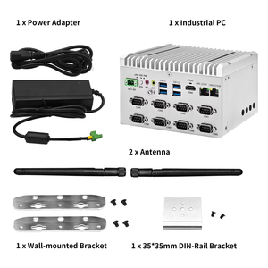 Mini PC sans ventilateur CWWK i5-8265U <span class=keywords><strong>2</strong></span> x Gigabit LAN (i210+i219-LM) 8 x RS232 COM GPIO 4USB3.<span class=keywords><strong>2</strong></span> Rail DIN 9-36V Ordinateur industriel - Product Image 6
