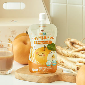 Jus de poire et de campanule bio Yeskids OrganicMARU, sans pectine, 80 ml x 20 unités, durée de conservation de 2 ans, boisson pour enfants - Product Image 1