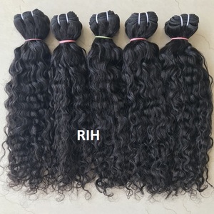 Remy brasileño 100% cutícula sin procesar alineada 22 pulgadas paquetes de ondas de agua solo donante templo extensiones de cabello humano indio crudo - Product Image 2