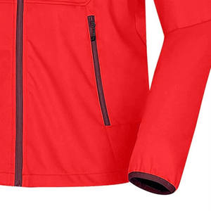Chaqueta de invierno con diseño de logotipo personalizado para hombre, ropa de calle, chaqueta de lluvia acolchada con cuello levantado, chaquetas cortavientos impermeables de nailon Softshell - Product Image 4