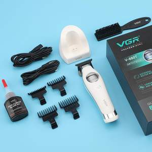 Tondeuse à barbe sans fil professionnelle pour hommes, lame en céramique à écartement zéro, tondeuse de barbier, étanche IPX7, tondeuse à cheveux à batterie - Product Image 2